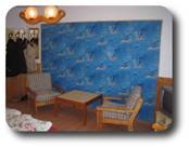 Sitzecke Ferienwohnung Bsum mit eigenem Garten